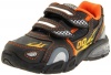 Stride Rite Vroomz H&L Car Lighted Sneaker (Toddler/Little Kid), Black/Orange, 10 M US Toddler