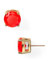 Make a sweetly styled statement with these simple, colorful stud earrings from kate spade new york.