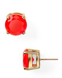 Make a sweetly styled statement with these simple, colorful stud earrings from kate spade new york. Make a sweetly styled statement with these simple, colorful stud earrings from kate spade new york.
