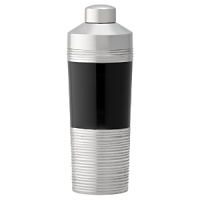 Putting a glamorous spin on cocktail hour, Vera Wang's Debonair cocktail shaker is a sleek, deco-inspired piece featuring ribbed stainless steel and slick black enamel. Putting a glamorous spin on cocktail hour, Vera Wang's Debonair cocktail shaker is a sleek, deco-inspired piece featuring ribbed stainless steel and slick black enamel.