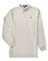 Polo Ralph Lauren Clasic-Fit Long-Sleeved Interlock Polo (Medium, Andover Heather)