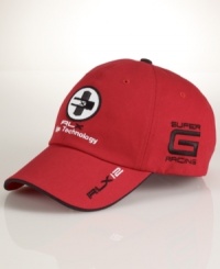 Rendered in durable cotton chino twill, RLX's sport cap is constructed with a flexible fit for a stylish look that stays put during active endeavors. Rendered in durable cotton chino twill, RLX's sport cap is constructed with a flexible fit for a stylish look that stays put during active endeavors.