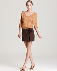 A bohemian-inspired, color block KAS New York dress moves from the office to off-hours with easy chic, making it a smart update and versatile addition to your new season wardrobe. A bohemian-inspired, color block KAS New York dress moves from the office to off-hours with easy chic, making it a smart update and versatile addition to your new season wardrobe.