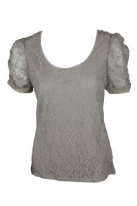 INC International Concepts Womens Petite Lace Top INC International Concepts Womens Petite Lace Top