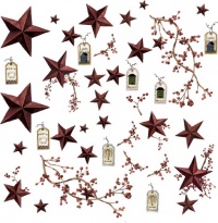 RoomMates RMK1276SCS Country Stars and Berries Peel & Stick Wall Decals RoomMates RMK1276SCS Country Stars and Berries Peel & Stick Wall Decals