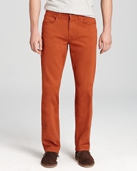Get on the right side of the color trend with these striking autumnal jeans, crafted with a slim straight fit for effortless modern appeal whether you dress them up or down. Get on the right side of the color trend with these striking autumnal jeans, crafted with a slim straight fit for effortless modern appeal whether you dress them up or down.