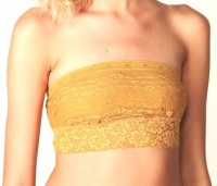 Intimately Free People Antique Gold Yellow Bandeau with Lace Trim (Large) Intimately Free People Antique Gold Yellow Bandeau with Lace Trim (Large)