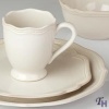 Lenox 4-Piece French Perle Bead Dinner Set, White