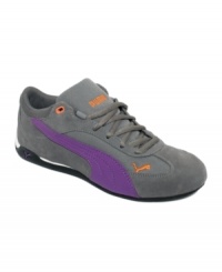 A shoe for the speedy. Puma's Fast Cat SM sneakers put comfortable style into your day. A shoe for the speedy. Puma's Fast Cat SM sneakers put comfortable style into your day.