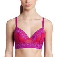 Josie by Natori Women's Etoile 3/4 Contour Plunge Bra, Tripple Berry/Carrot Orange, 36B Josie by Natori Women's Etoile 3/4 Contour Plunge Bra, Tripple Berry/Carrot Orange, 36B