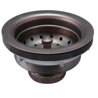 Keeney K5435VB Brass Sink Strainer with Fixed Post Basket, Venetian Bronze Keeney K5435VB Brass Sink Strainer with Fixed Post Basket, Venetian Bronze