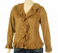 Jones New York Suede Jacket Dark Barley 4 Jones New York Suede Jacket Dark Barley 4