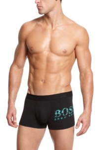 HUGO BOSS Men's Speed Logo Boxer Brief, Black, Small HUGO BOSS Men's Speed Logo Boxer Brief, Black, Small