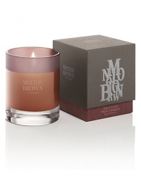 Embrace the warmth. Bring your favorite scent home. Let scents of cardamom, ginger and jasmine satisfy your desire for adventure. Gingerlily flower from Tahiti adds an exotic floral note and sandalwood grounds the scent with a calm undertone. Burn time: About 30-40 hours. Made in England. Embrace the warmth. Bring your favorite scent home. Let scents of cardamom, ginger and jasmine satisfy your desire for adventure. Gingerlily flower from Tahiti adds an exotic floral note and sandalwood grounds the scent with a calm undertone. Burn time: About 30-40 hours. Made in England.