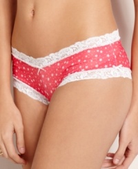 All-around lace, all-around mesh. All-around cute. JT Intimates' Star hipster looks and feels great. Style #JTS11C2-B All-around lace, all-around mesh. All-around cute. JT Intimates' Star hipster looks and feels great. Style #JTS11C2-B