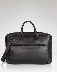 Carry this handsome leather brief on the train for your morning commute or stash it in the car. With space for your laptop it's ideal for ferrying your essentials to and from work. Carry this handsome leather brief on the train for your morning commute or stash it in the car. With space for your laptop it's ideal for ferrying your essentials to and from work.