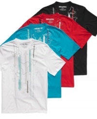 Go rogue. This graphic tee from Sean John is perfect to pair with everything from a blazer to your favorite pair of jeans. Go rogue. This graphic tee from Sean John is perfect to pair with everything from a blazer to your favorite pair of jeans.