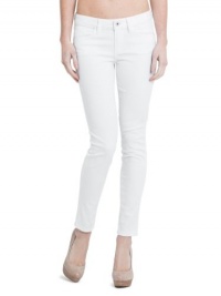 GUESS Brittney Ankle Skinny Jeans in True Whit, OVERDYE TRUE WHITE (32 / RG)