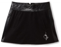 Baby Phat - Kids Girls 7-16 Pu Trimmed Skirt, Black, 12 Baby Phat - Kids Girls 7-16 Pu Trimmed Skirt, Black, 12