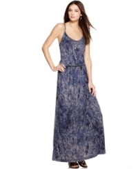 In a relaxed blouson-style, this RACHEL Rachel Roy abstract tie-dye printed maxi dress is perfect for an effortless-chic spring look! In a relaxed blouson-style, this RACHEL Rachel Roy abstract tie-dye printed maxi dress is perfect for an effortless-chic spring look!