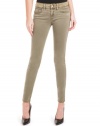 GUESS Brittney Ankle Skinny Colored Jeans with, WASHED MILITARY CAMO (31)