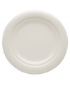 Fresh and understated, this collection features dinner plates with a pure white glaze and elegant modern lines that evoke winter's snow-capped slopes. The perfect clean slate for both formal or everyday settings.