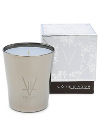 Cote D'Azur Bougie Luxe Large Candle blends white lily, water hyacinth and white freesia with pink rose and French verbena. Created to inspire and soothe the soul, these candles are derived from all-natural beeswax. Each skillfully blends unique botanical wax with the most seductive fine fragrance oils from around the world. Experience Vie Luxe and escape to the place of your dreams. 60-hour burn time. 8.0 oz. Cote D'Azur Bougie Luxe Large Candle blends white lily, water hyacinth and white freesia with pink rose and French verbena. Created to inspire and soothe the soul, these candles are derived from all-natural beeswax. Each skillfully blends unique botanical wax with the most seductive fine fragrance oils from around the world. Experience Vie Luxe and escape to the place of your dreams. 60-hour burn time. 8.0 oz.