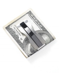 Leave your bulky wallet at home. This Kenneth Cole Reaction money clips lets you keep it to the bare essentials. Leave your bulky wallet at home. This Kenneth Cole Reaction money clips lets you keep it to the bare essentials.