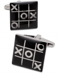 Circle takes the square for style. Check these cufflinks into your next suit briefing. Circle takes the square for style. Check these cufflinks into your next suit briefing.