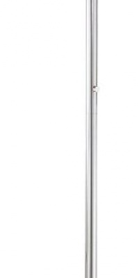 Lite Source LS-81606C/WHT Gervasio Swing-Arm Floor Lamp, Chrome with White Fabric Shade Lite Source LS-81606C/WHT Gervasio Swing-Arm Floor Lamp, Chrome with White Fabric Shade
