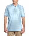 IZOD Men's Short Sleeve Oxford Stripe Polo