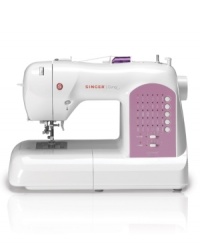 Sew what? Anything and everything with this high-powered do-it-all machine, which features 30 built-in stitches, automatic tension, needle threader and adjustable stitch width. Stocked with a full range of accessories for ready-to-use appeal. 25-year warranty. Model 8763. Sew what? Anything and everything with this high-powered do-it-all machine, which features 30 built-in stitches, automatic tension, needle threader and adjustable stitch width. Stocked with a full range of accessories for ready-to-use appeal. 25-year warranty. Model 8763.
