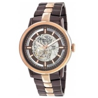 Kenneth Cole New York Men's KC9031 Automatic Brown Ion-Plating Rose Gold Transparent Clear Dial Watch Kenneth Cole New York Men's KC9031 Automatic Brown Ion-Plating Rose Gold Transparent Clear Dial Watch