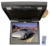 PYLE PLRD153IF 15.1'' Flip Down Monitor w/ Built In DVD/SD/USB player w/ Wireless FM Modulator/ IR Transmitter