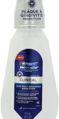 Crest Pro-Health Clinical Deep Clean Mint Mouthwash 473 Ml