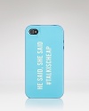 Say it like you mean it with this kate spade new york iPhone case, which is splashed with a playful motto.
