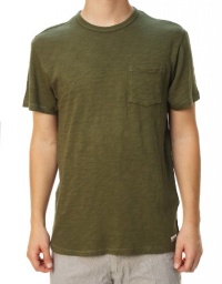 Lucky Brand Men's Short Sleeve Crew Neck Basic T-Shirt Olive Green Lucky Brand Men's Short Sleeve Crew Neck Basic T-Shirt Olive Green