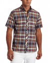 Fred Perry Men's Basket Weave Madras Shirt