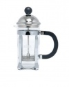 LaCafetiere Optima 3-Cup Coffee Press, Chrome