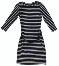 Lauren Jeans Co. Women's Striped Boat Neck Dress (Navy/White) Lauren Jeans Co. Women's Striped Boat Neck Dress (Navy/White)