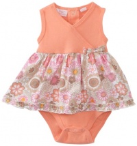 Kids Headquarters Baby-girls Newborn Take Me Home Romper with Print Skirt, Peach, 0-3 Months Kids Headquarters Baby-girls Newborn Take Me Home Romper with Print Skirt, Peach, 0-3 Months