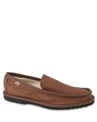 A distinctive slipper in classic leather lends rugged charm to your morning routine and weekend lounging. A distinctive slipper in classic leather lends rugged charm to your morning routine and weekend lounging.