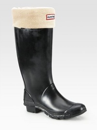 Sheen rubber design with a buckle detail and classic Hunter logo. Rubber heel, ¾ (20mm) Shaft, 12¾ Leg circumference, 16¼ Rubber upper Rubber sole Padded insole ImportedOUR FIT MODEL RECOMMENDS ordering true whole size; ½ sizes should order the next whole size up. Sheen rubber design with a buckle detail and classic Hunter logo. Rubber heel, ¾ (20mm) Shaft, 12¾ Leg circumference, 16¼ Rubber upper Rubber sole Padded insole ImportedOUR FIT MODEL RECOMMENDS ordering true whole size; ½ sizes should order the next whole size up.