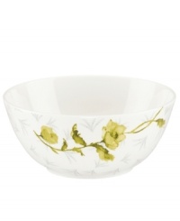 Artsy florals and funky dot designs collide on the eclectic and dreamy Watercolors Citrus serving bowl from Lenox Simply Fine. A sleek silhouette and sophisticated palette of gray, white and olive create a fresh, modern look for casual meals. (Clearance) Artsy florals and funky dot designs collide on the eclectic and dreamy Watercolors Citrus serving bowl from Lenox Simply Fine. A sleek silhouette and sophisticated palette of gray, white and olive create a fresh, modern look for casual meals. (Clearance)