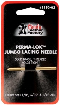 Leather Factory Perma Lok Jumbo Lacing Needle-For 1/8, 5/32 Leather Factory Perma Lok Jumbo Lacing Needle-For 1/8, 5/32
