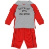 NHL Reebok Detroit Red Wings Infant Faux Layer Shirt and Pants Set - Ash/Red