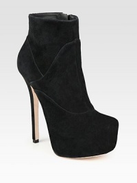 An exaggerated platform lifts this patchwork design of rich suede to new style heights. Self-covered heel, 5¾ (145mm)Hidden platform, 2 (50mm)Compares to a 3¾ heel (95mm)Suede upperSide zipLeather lining and solePadded insoleImported An exaggerated platform lifts this patchwork design of rich suede to new style heights. Self-covered heel, 5¾ (145mm)Hidden platform, 2 (50mm)Compares to a 3¾ heel (95mm)Suede upperSide zipLeather lining and solePadded insoleImported