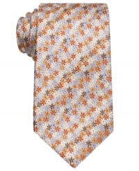 One to grow on. This floral-patterned tie from Countess Mara will be a bright spot in your dress wardrobe. One to grow on. This floral-patterned tie from Countess Mara will be a bright spot in your dress wardrobe.
