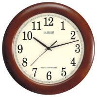 La Crosse Technology WT-3122A 12 1/2-Inch Wood Atomic Analog Clock La Crosse Technology WT-3122A 12 1/2-Inch Wood Atomic Analog Clock