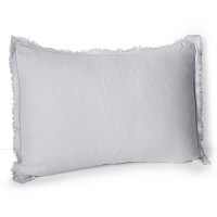 Create a simple yet luxurious bedroom with this collection from Vera Wang. This sham features classic hemstitching and frayed edges. Create a simple yet luxurious bedroom with this collection from Vera Wang. This sham features classic hemstitching and frayed edges.
